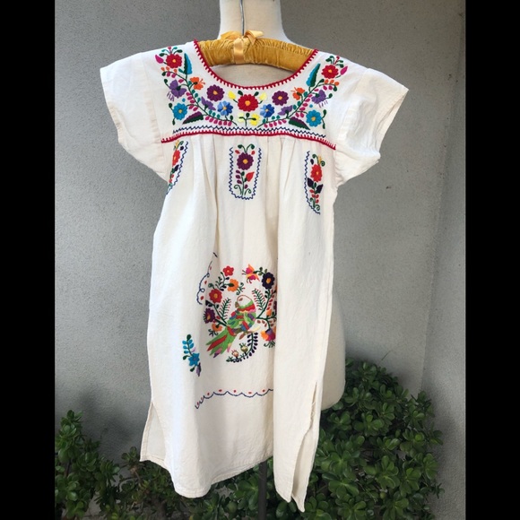 sachin and babi light blue dress WHISTLES Aria Embroidered Bird Dress main image 0